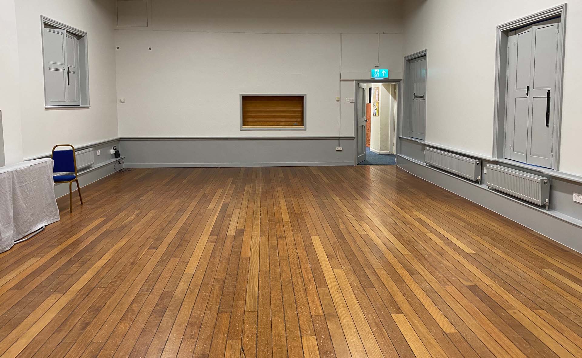 sand-hutton-claxton-village-hall-main-hall-2025 The main hall at Sand Hutton & Claxton Village Hall