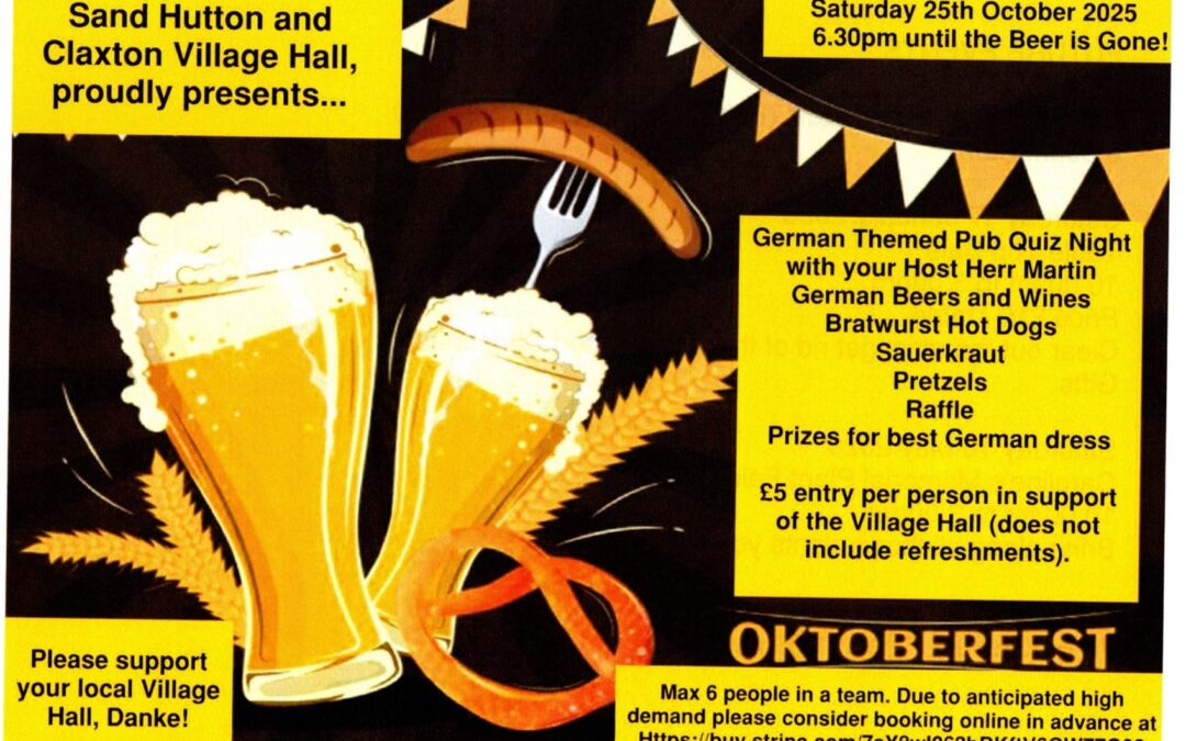 German Pub Quiz and Oktober Bier Fest Event