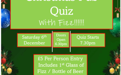 Christmas Fizz and Quiz – a fun evening ahead