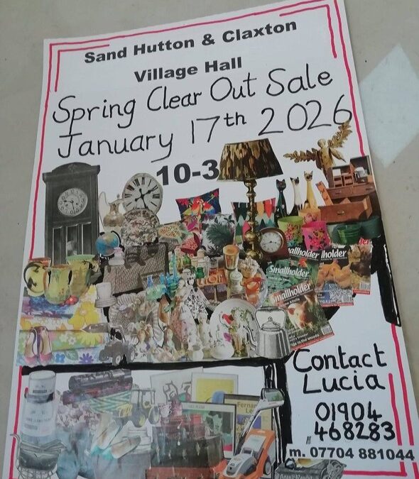 Table Top Sale – get rid of those unwanted items